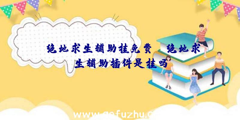 「绝地求生辅助挂免费」|绝地求生辅助插件是挂吗